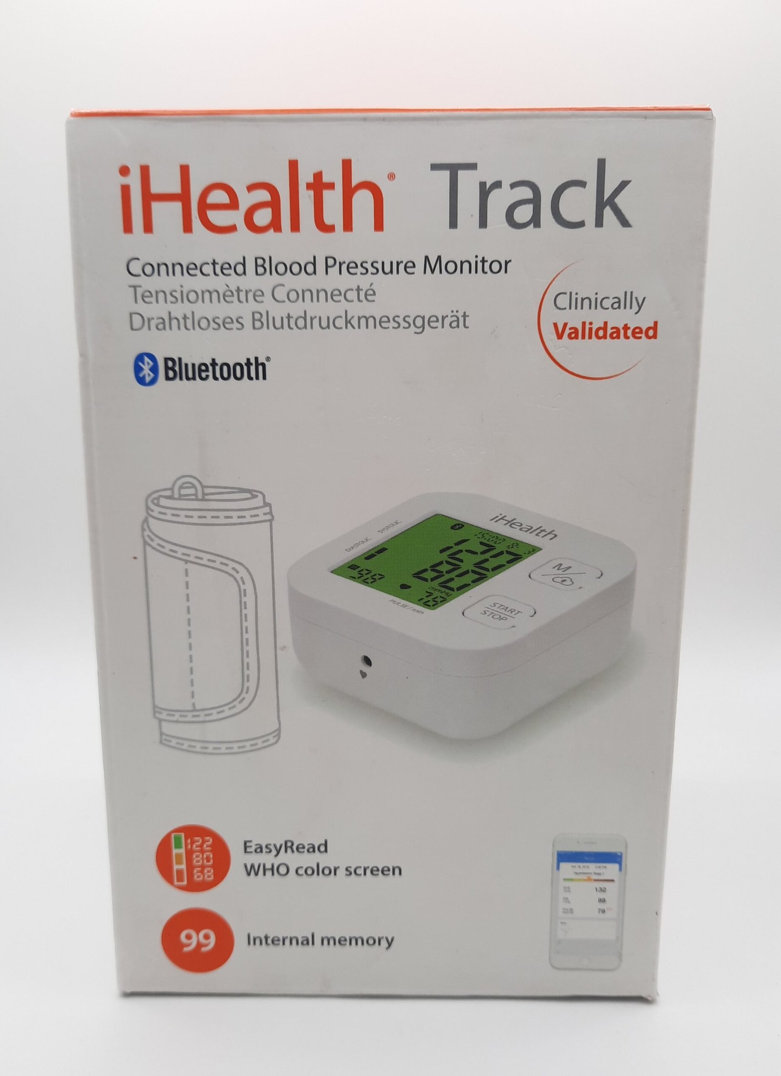 iHealth Track Smart Upper Arm Blood Pressure Monitor with Wide Range Cuff that fits Standard to Large Adult Arms, Bluetooth Compatible for iOS & Android Devices - Image 9