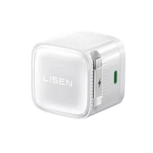 LISEN 45W Wall Charger with Retractable USB-C Cable