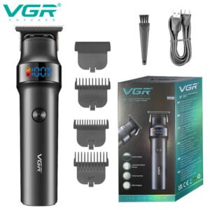 VGR Professional Beard Hair Trimmer For Men Electric Hair Clipper Waterproof Facial Trimer Haircut Machine Rechargeable V-987